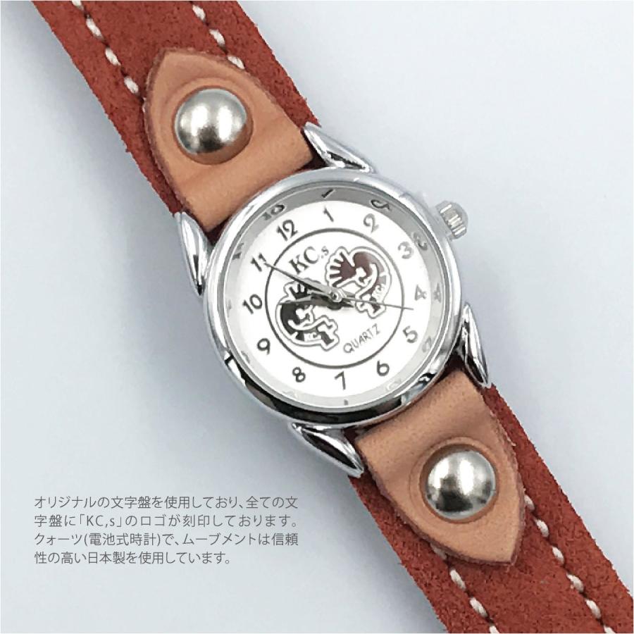腕時計 レディース 本革 革 レザー KC,s ケーシーズ ケイシイズ レザーブレスレット ksr546｜gochumon｜07