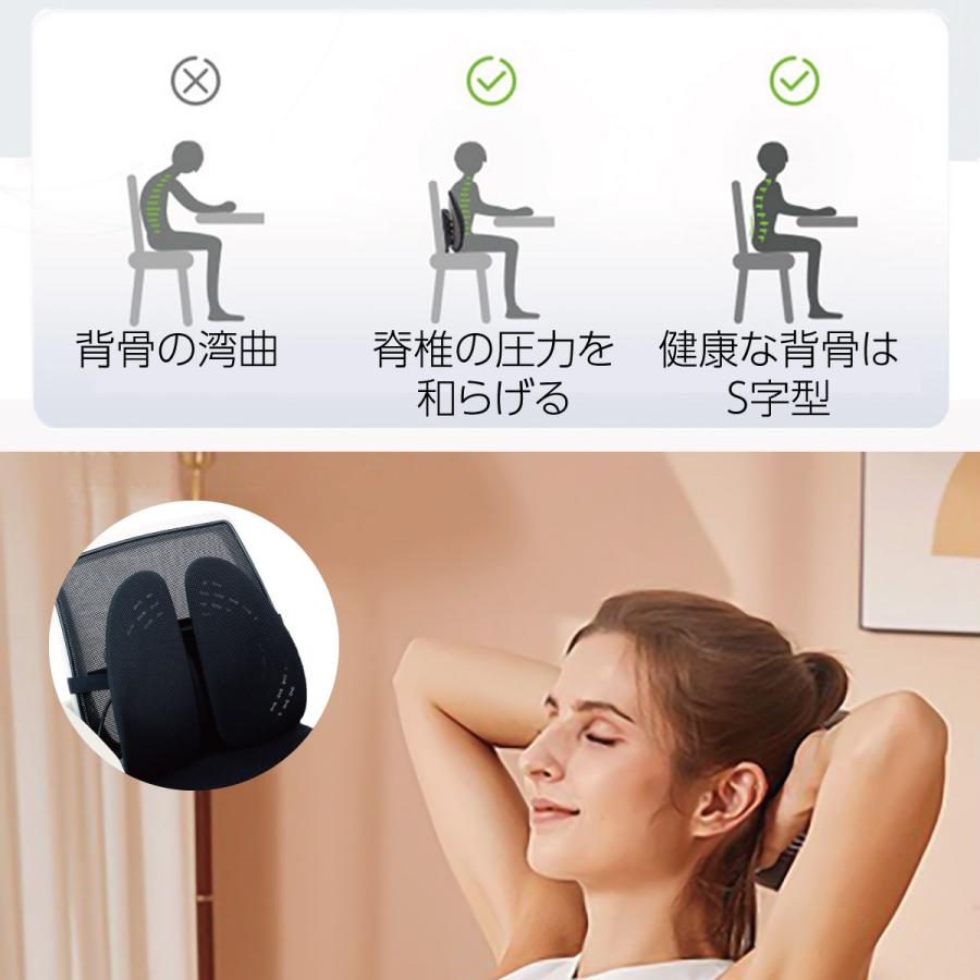 腰痛のコリを和らげるビアンストーン　ホットマット　未開封⑤ 腰痛クッション 背もたれクッション 腰ケアクッション 腰楽 通気