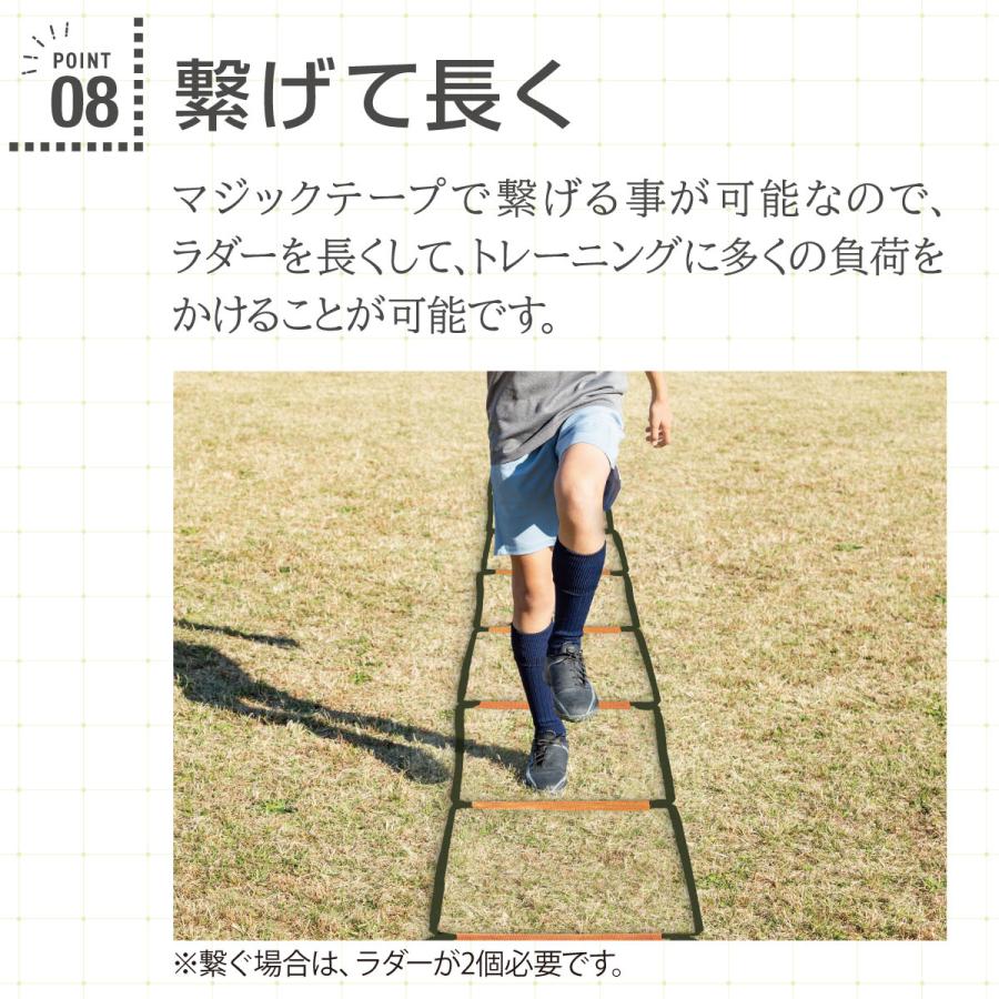 爆買 ラダー トレーニング 6.4m 16マス ハードル 立体ラダー 収納袋