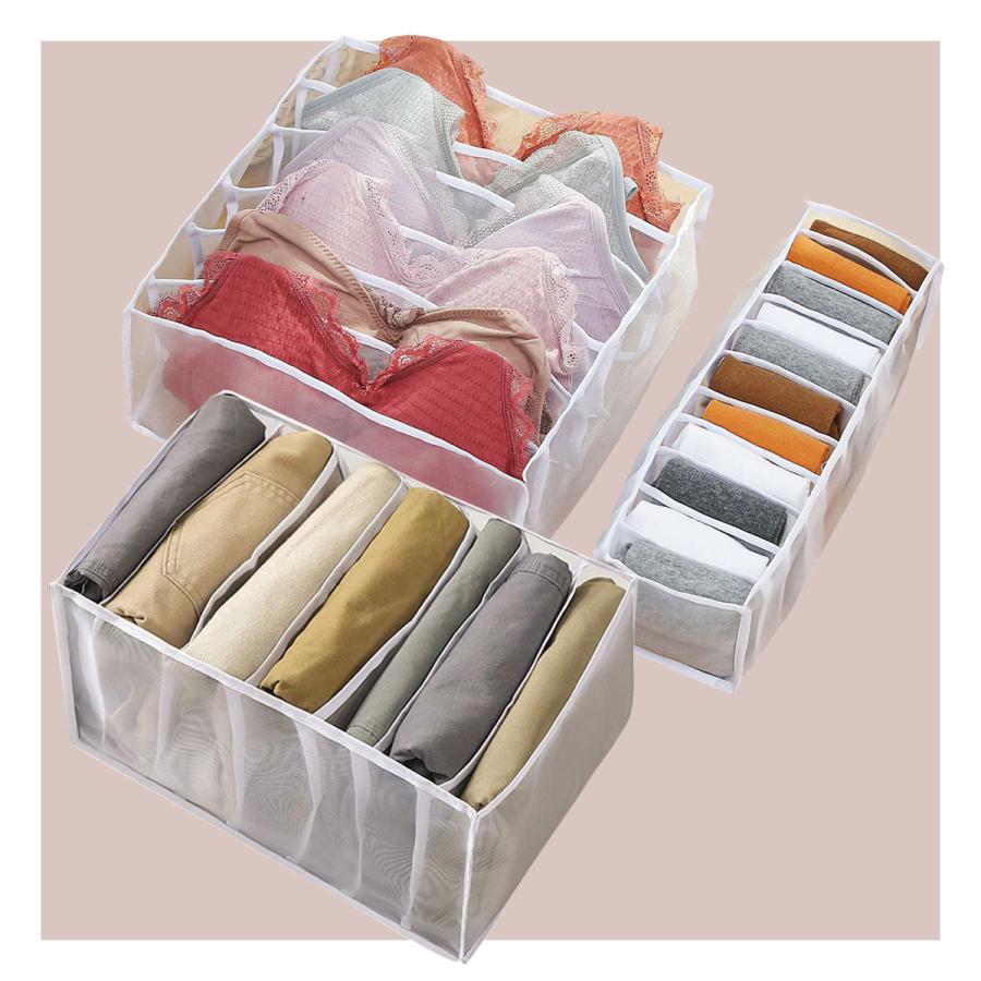 収納ケース 3点セット ズボン 下着 衣類 収納 ボックス 靴下 ジーンズ