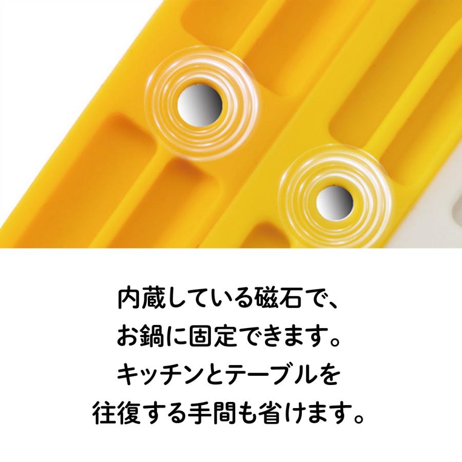 マグネット付き 鍋敷き 分割 鍋しき なべしき 鍋敷 鍋置き 花瓶置き 鉢
