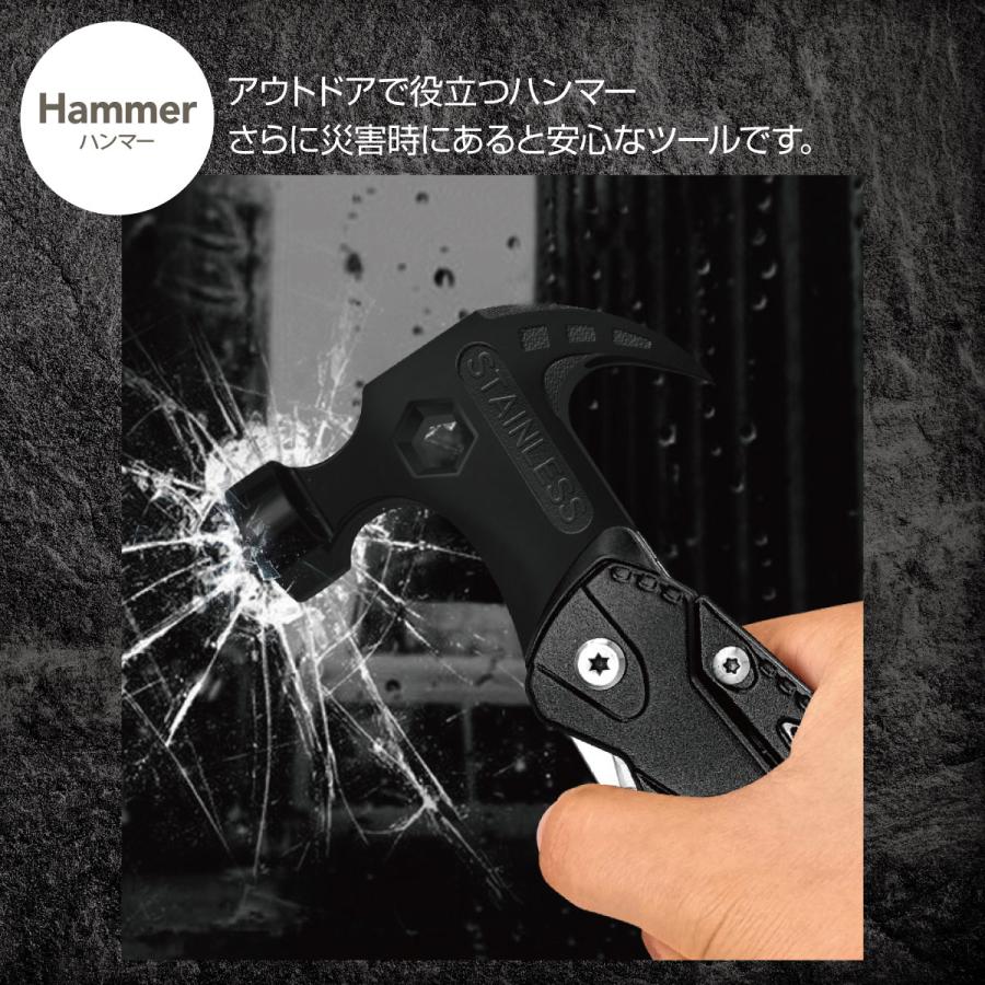 2軍キャンプ道具セット マルチツール アウトドア 12種類 工具 ナイフ キャンプ テント