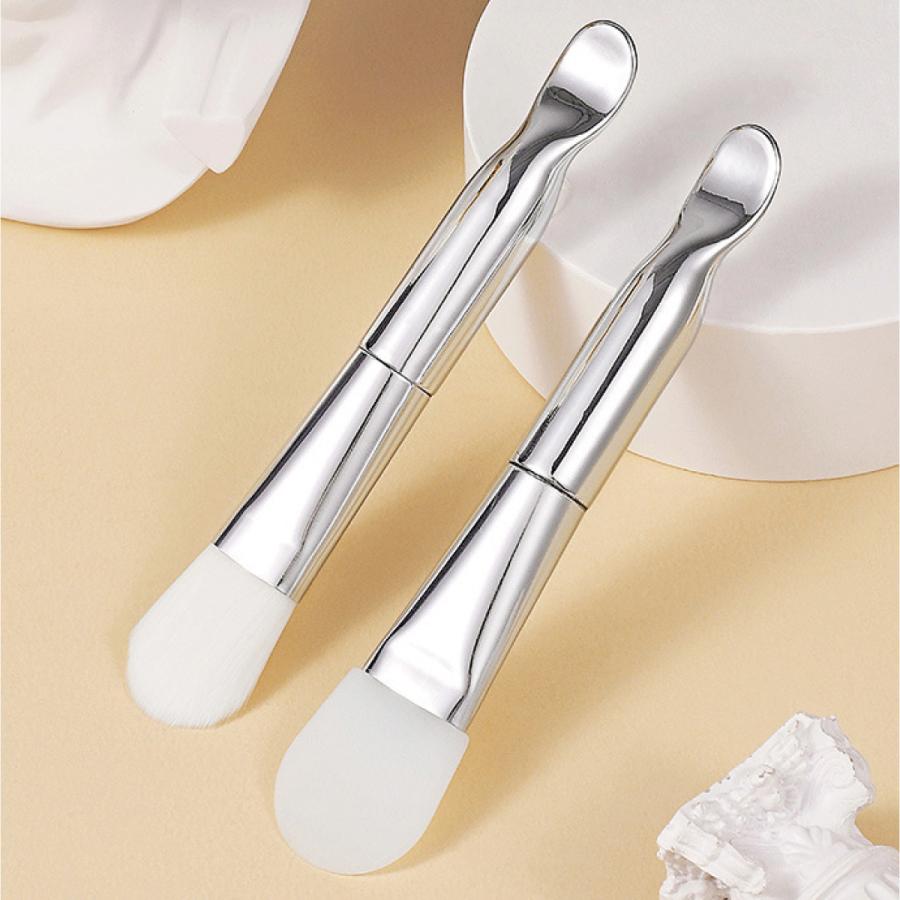 マスクブラシ 2本セット シリコン ブラシ フェイシャルブラシ 泥パック