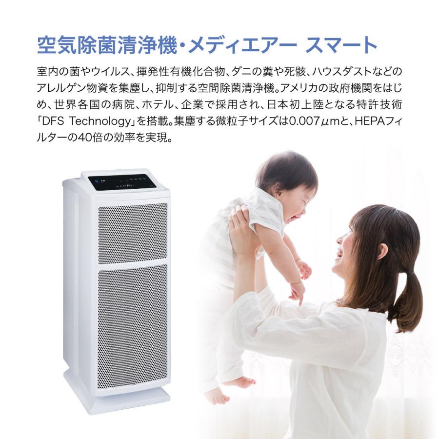 空気清浄機 空気除菌清浄機 メディエアー スマート フィルター