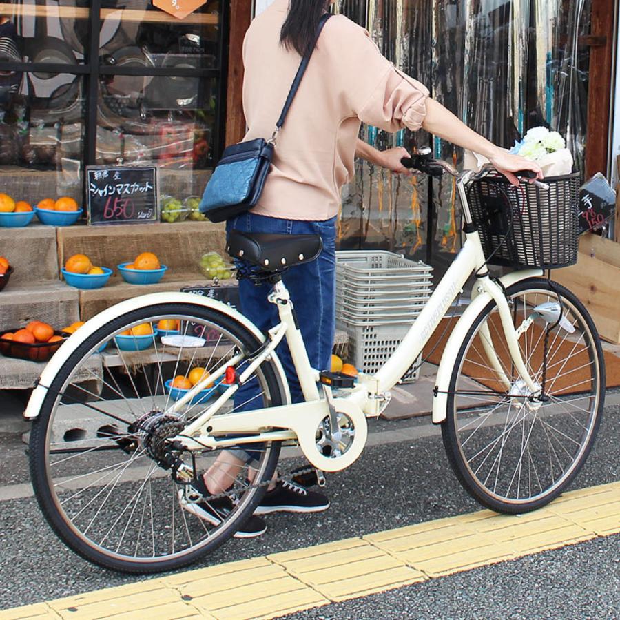 ノーパンク 自転車 折りたたみ 26インチ 6段ギア ACTIVE PLUS 911 mim