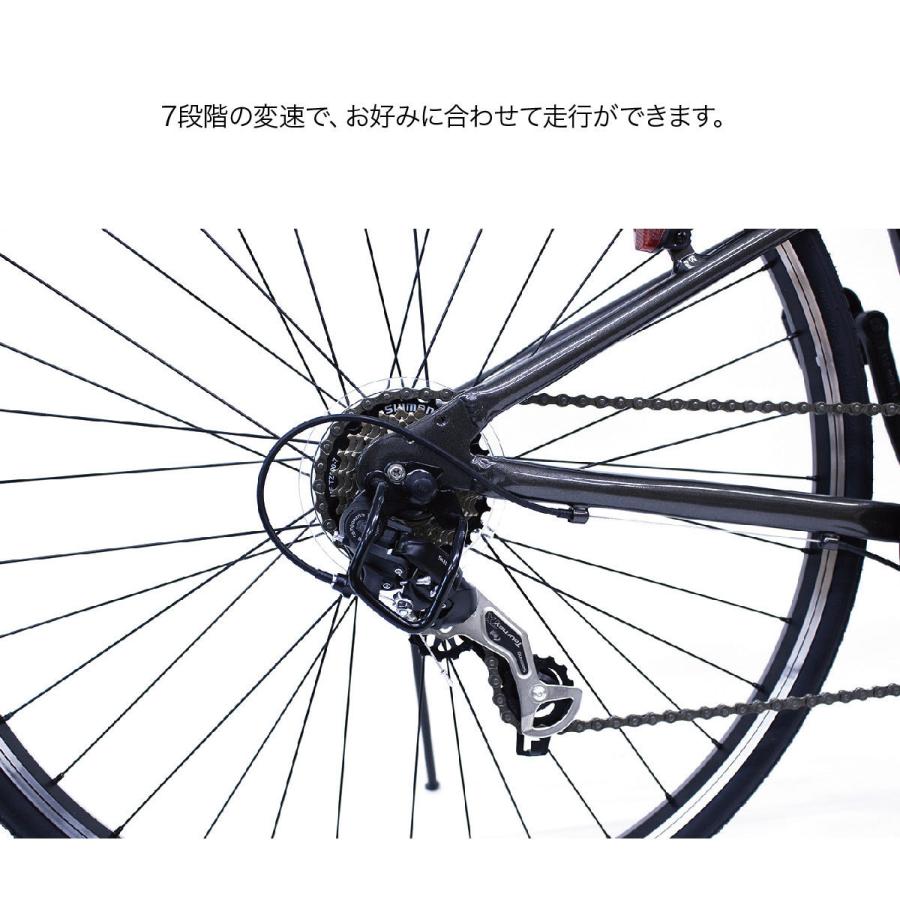 smdClassicMimugoMG-CM7007G折りたたみクロスバイク 自転車 7段変速 ロードバイク 折りたたみ Classic Mimugo 7段