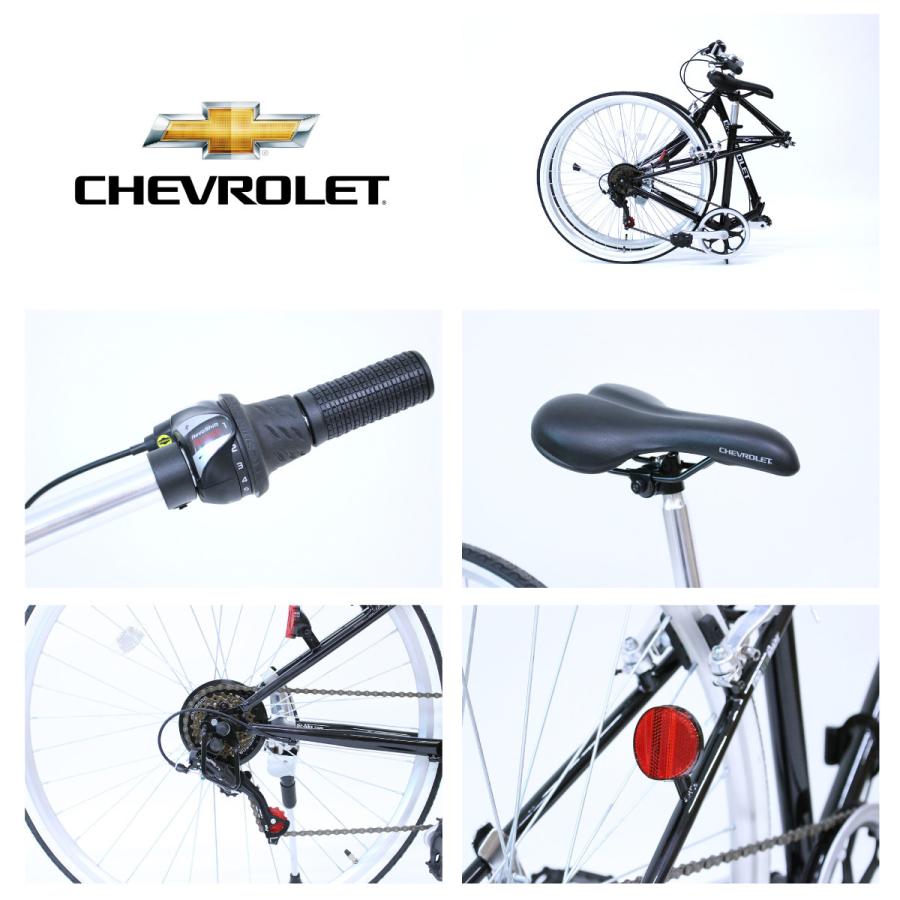 シボレー 自転車 ロードバイク 折りたたみ 6段ギア 700c CHEVROLET mim