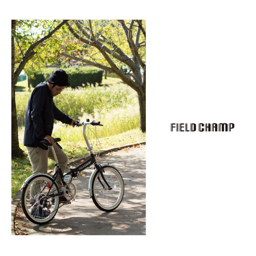 自転車 折りたたみ 20インチ 6段ギア FIELD CHAMP フィールドチャンプ