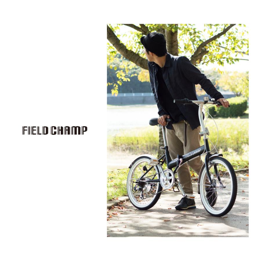 自転車 折りたたみ 20インチ 6段ギア FIELD CHAMP フィールドチャンプ