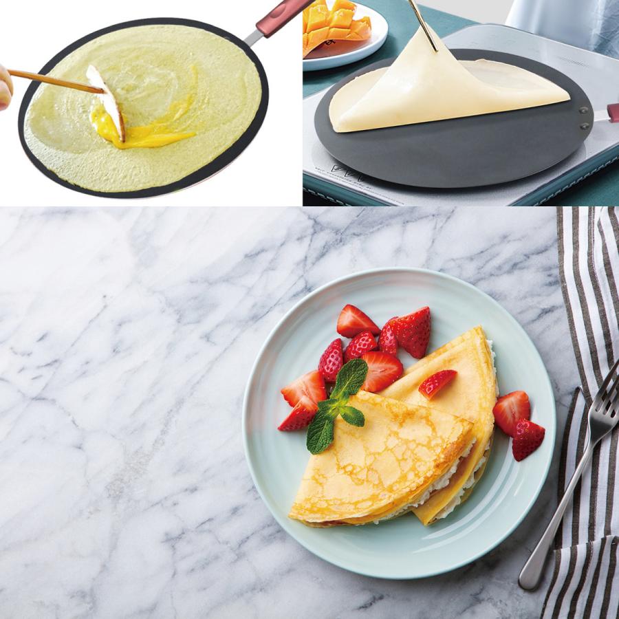 クレープパン 30cm クレープ トンボ付き ハンディクレープメーカー