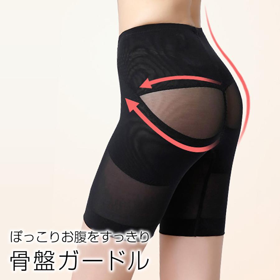 【新品】ヒップアップパワーガード LLサイズ ブラック 骨盤補正ガードル 骨盤ガードル 補正ガード ぽっこりお腹 ヒップアップ ガードル 補正