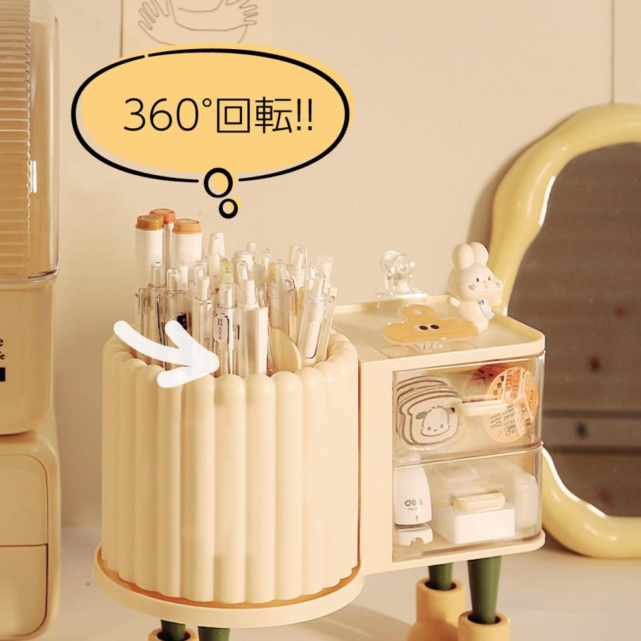360°回転デスクトップ収納ボックス 360°回転デスクトップ収納ボックス