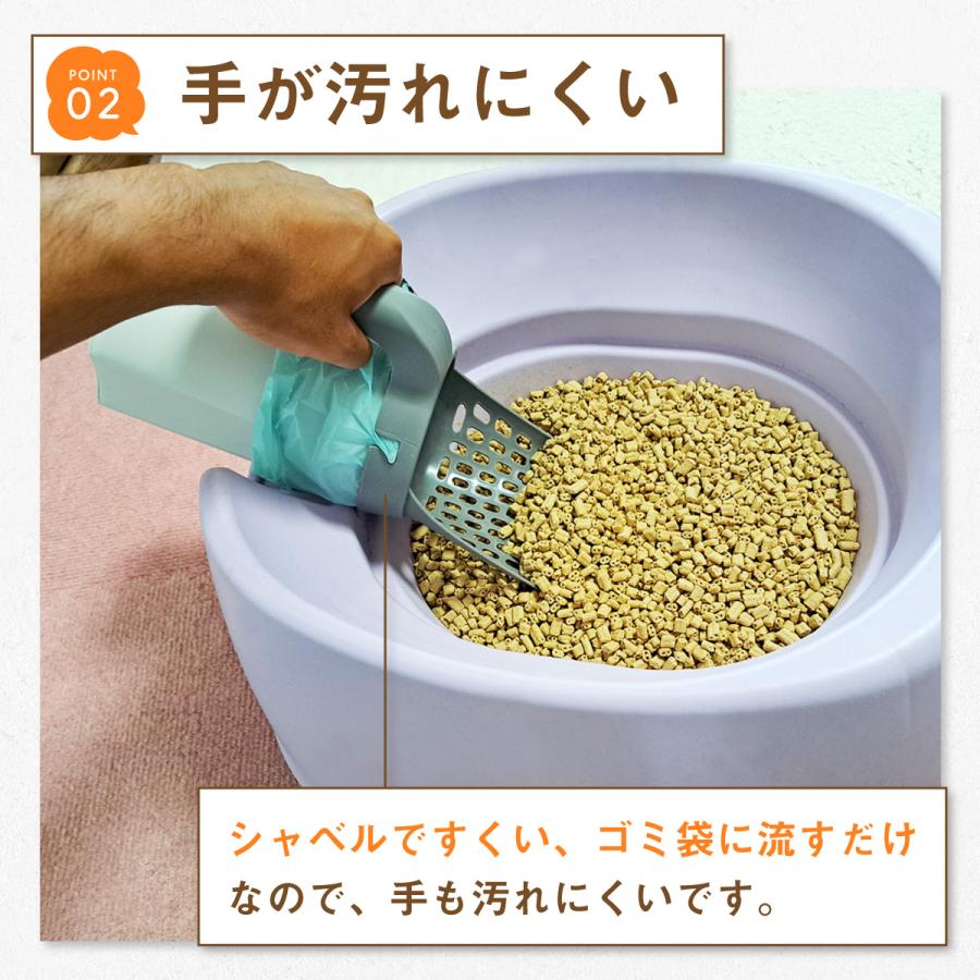 猫砂スコップ ペットトイレ用品 砂取り用品 掃除簡単 猫砂のお手入れ