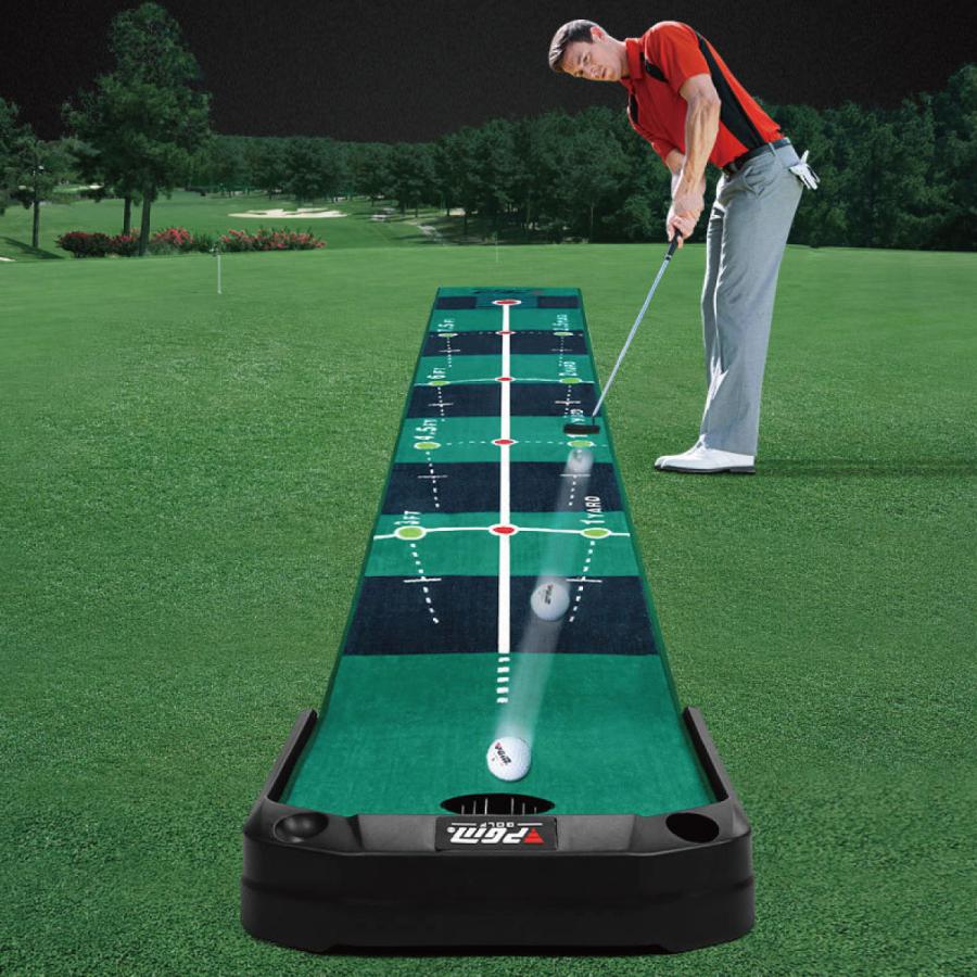 ゴルフ パターマット 3m 自動返球機能付き ゴルフ練習マット ゴルフ パターマット 3m 自動返球機能付き ゴルフ練習マット