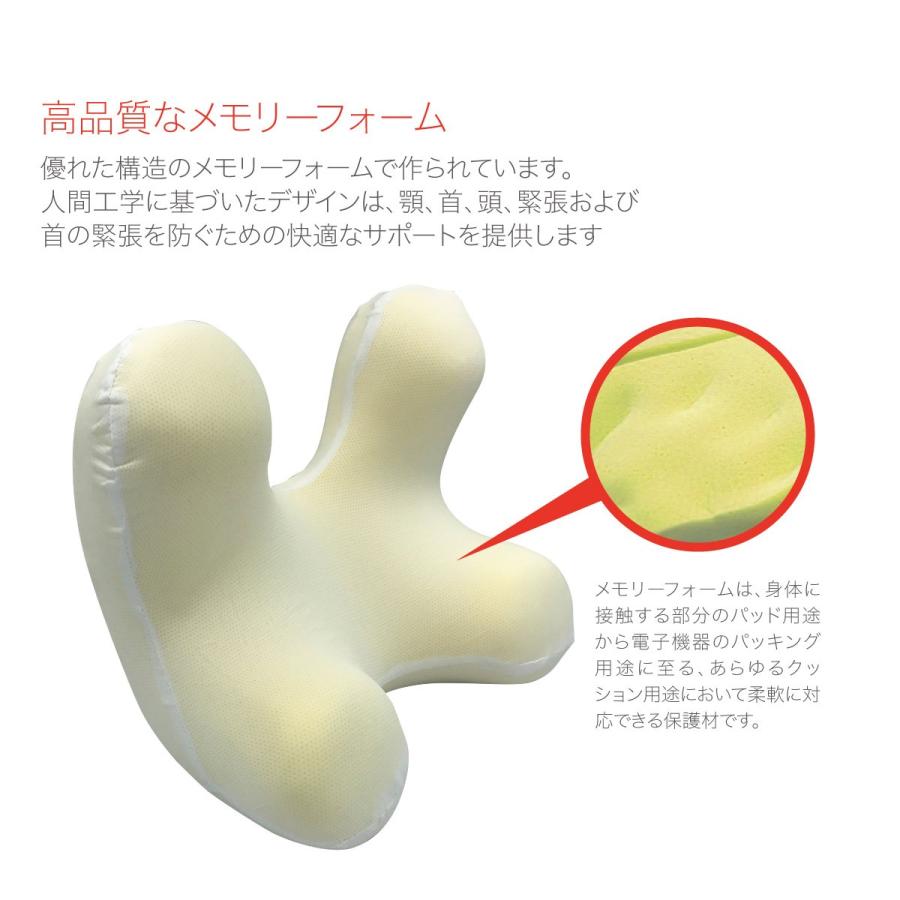 低反発 クッション ネックピロー 飛行機 トラベル ピロ− ネック