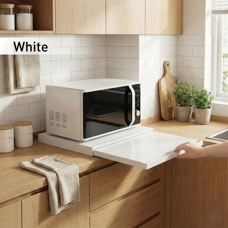 爆買 レンジ台 スライドテーブル レンジ下 収納 引き出し 後付け