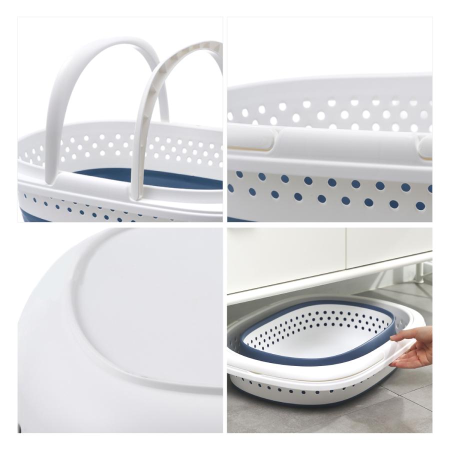 ランドリーバスケット 折りたたみ ソフトバスケット ランドリー