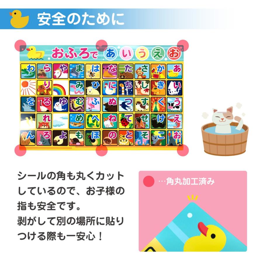 浴育シール お風呂シール 浴育 バストイ おふろ知育 あいうえお 教材 お風呂 知育 ひらがな教育 Seal02 001 Seal02 001 ご注文ドットコム 通販 Yahoo ショッピング