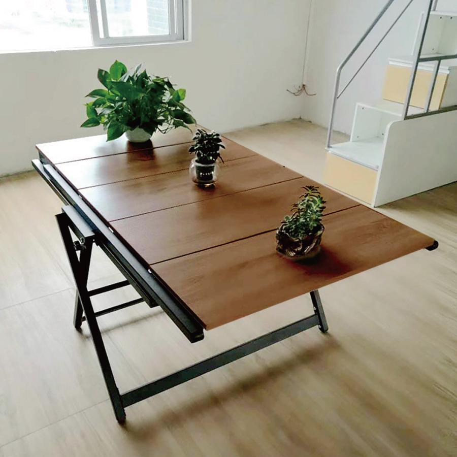 シェルフ テーブル 2WAY 棚 収納棚 おしゃれ ダイニングテーブル