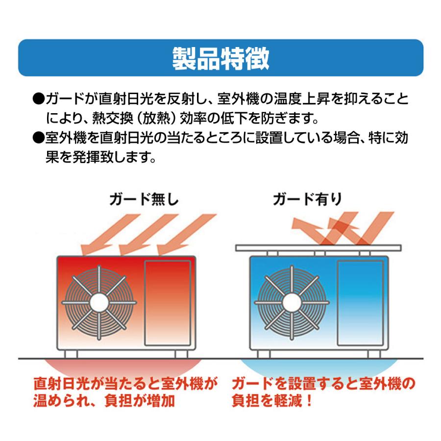エアコン 室外機 保護カバー 遮熱シート アルミ カバー 日よけ エアコン 室外機 保護カバー 遮熱シート アルミ カバー 日よけ