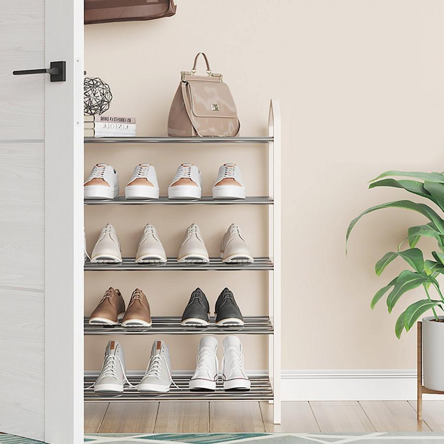 省スペースシューズラック 楽天市場】シューズラック 10段 収納 大容量 スリム 靴箱 省スペース