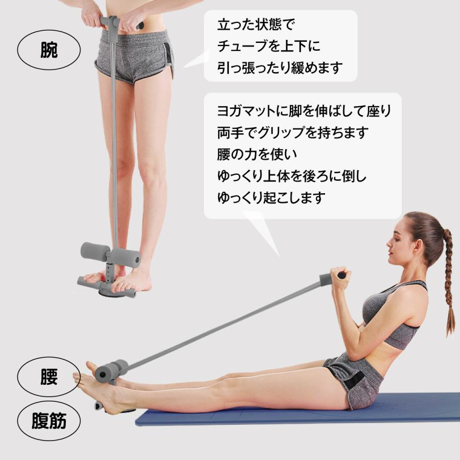 腹筋 マシン マシーン お腹 引き締め 腹筋器具 シットアップバー チューブ 吸盤式 フィットネス ダイエット 自宅 筋トレ エクササイズ トレーニング Sit Up Sit Up ご注文ドットコム 通販 Yahoo ショッピング