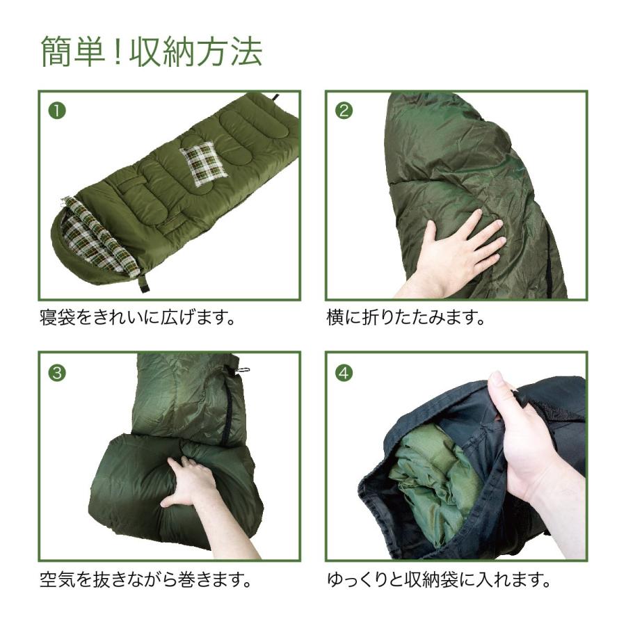 寝袋 洗える 手が出せる ねぶくろ 枕付き コンパクト キャンプ マット かわいい sleep-bag｜gochumon｜20