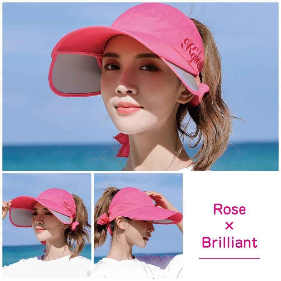 UVカットサンバイザー 帽子 UVカット レディース おしゃれ