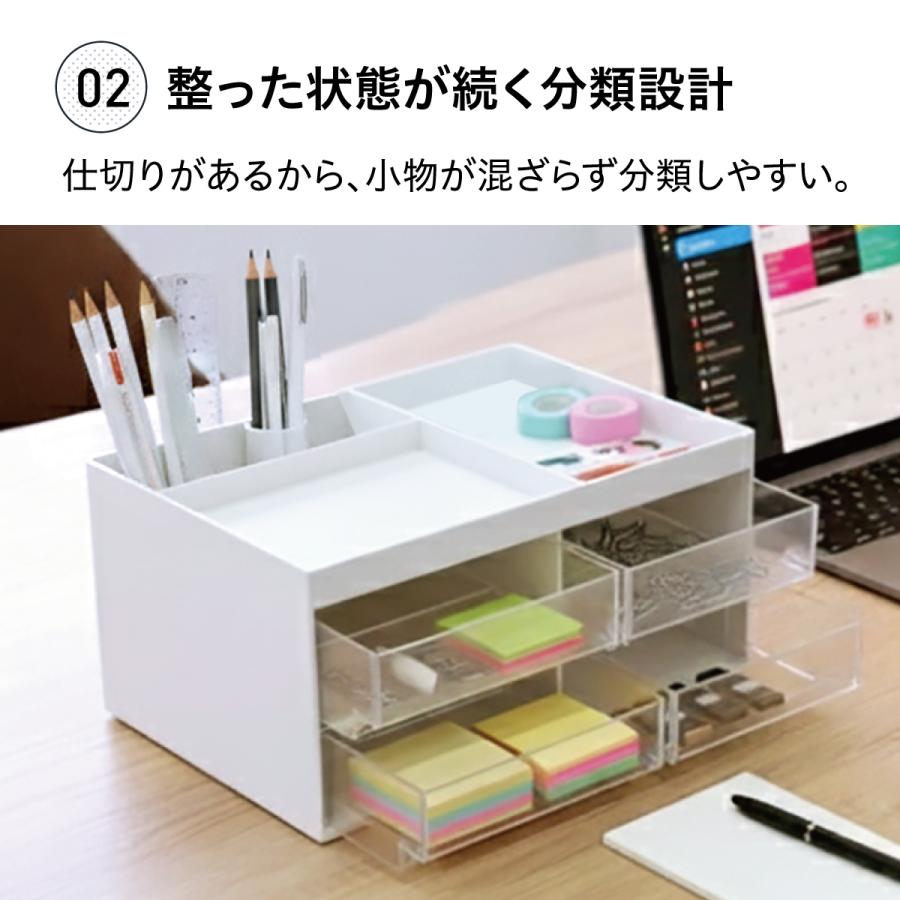 卓上収納ボックス 卓上整理 ペン立て 爆買 デスク周り 小物収納 文房具