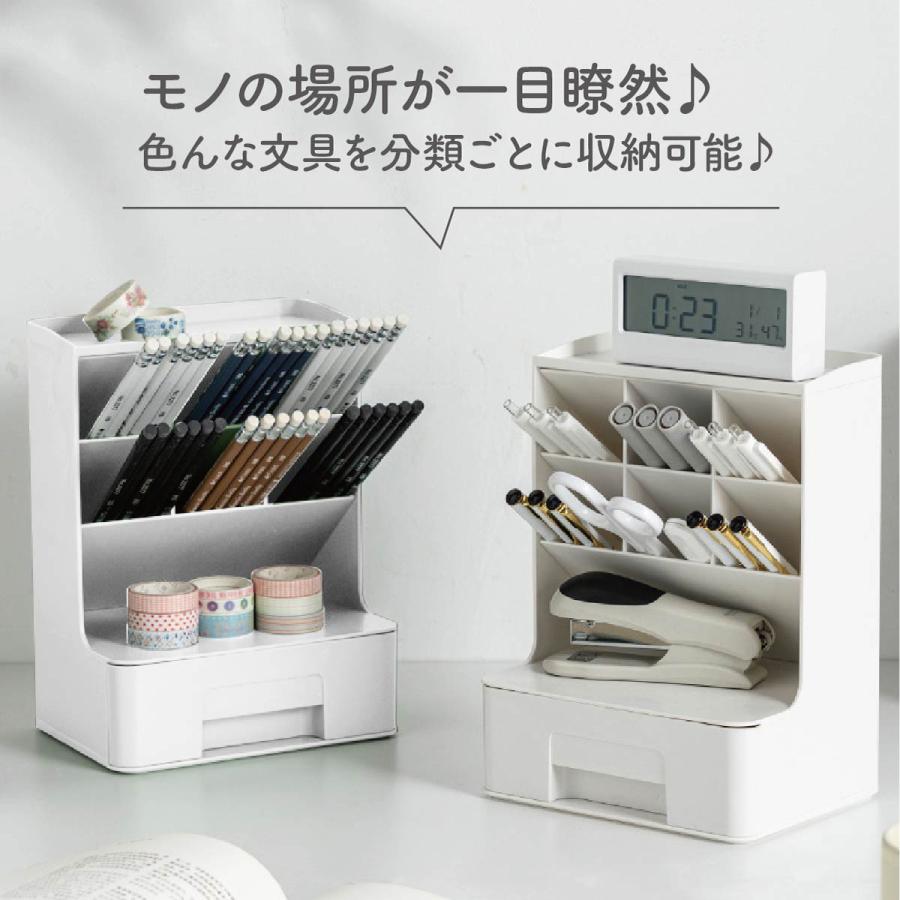 ペン立て ペンスタンド ペンホルダー ペン入れ デスク収納 斜め 大容量