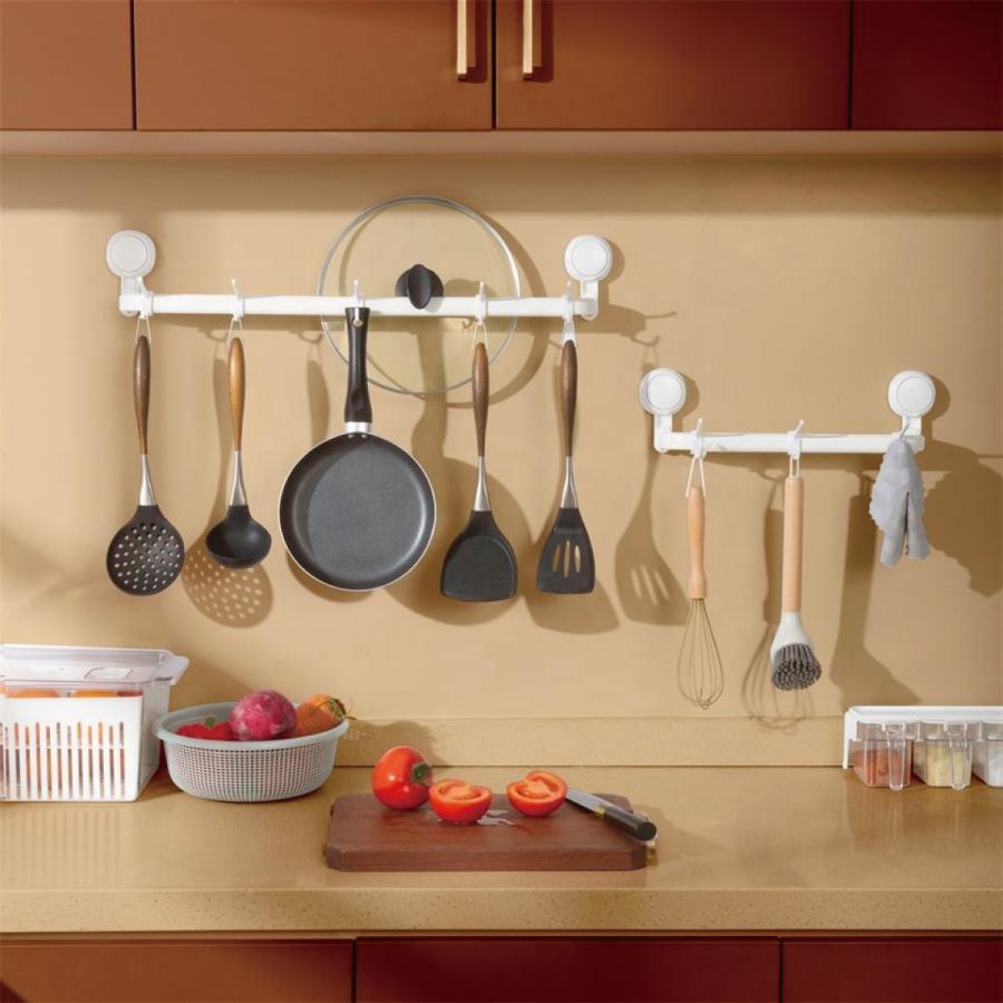 浴室キッチンラック フック吸盤洗面器タオル壁掛け 強力小物賃貸