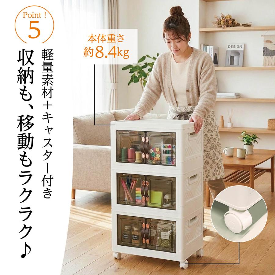 【3個セット】大容量 折り畳み 収納ボックス キャスター付 楽天市場】【3個セット 折り畳み 収納ボックス】収納ボックス S229 3個