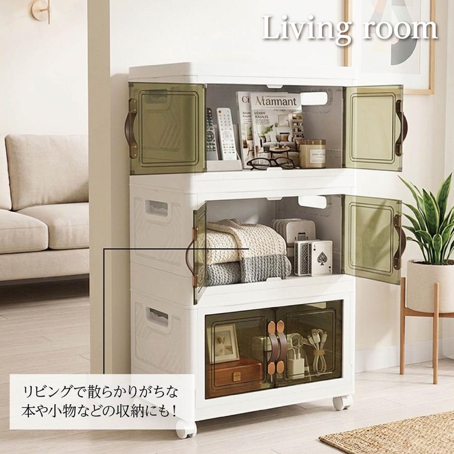 収納ボックス 折りたたみ 3個セット 3段 爆買 ボックス 収納ケース 前