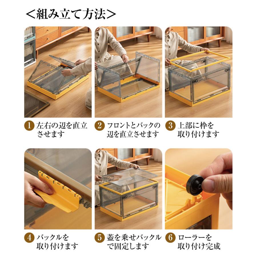 収納ボックス 折りたたみ 2個セット 2段 ボックス 収納ケース 前 収納ボックス 折りたたみ 2個セット 2段 ボックス 収納ケース 前
