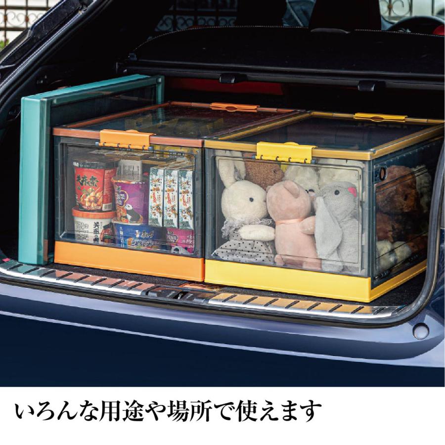 ハイエース 折り畳みコンテナBOX ２個セット DOD 【新品】DOD 折りたたみコンテナボックス ベージュ・カーキ2