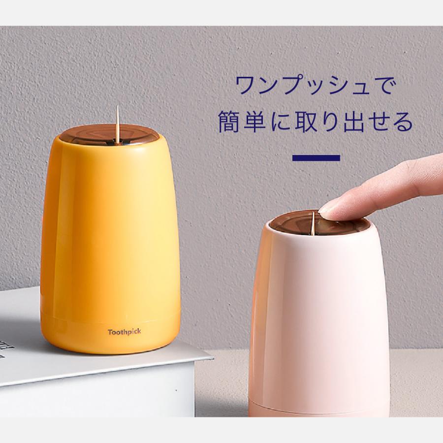 爪楊枝入れ 爪楊枝 ケース つまようじ ホルダー ワンプッシュ tooth