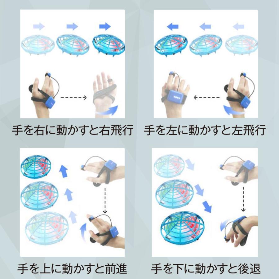 UFOドローン ミニドローン ドローン 子供 トイドローン ラジコン 手で