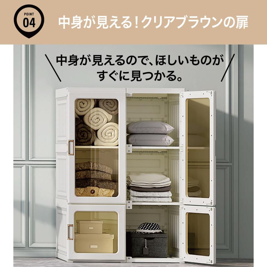 ワードローブ 一体折りたたみ式 爆買 洋服ダンス クローゼット