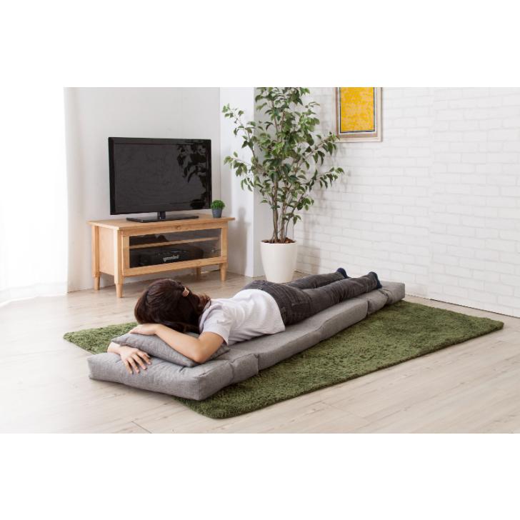東谷 シングル3WAYソファーベッド エリス LSS-29 BE GY 座椅子