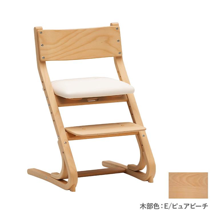 デスクチェア Fステップチェア F step chair CD1027 カリモク karimoku 学習イス 学習チェア 高さ調整 木製 国産 完成品の画像