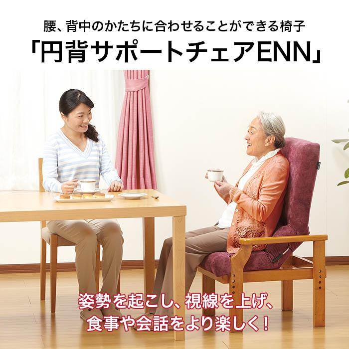 リハテック フランスベッド 円背サポートチェア ENN-01 ENN-02 椅子 肘