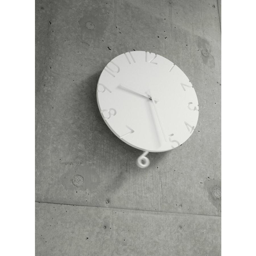 Lemnos（レムノス） 掛け時計 壁掛け時計 振り子時計 CARVED SWING