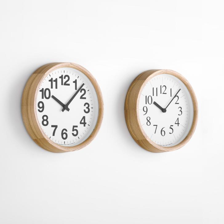 Lemnos Clock B クロック ビー 角田 陽太　レムノス掛時計 Lemnos（レムノス） 掛け時計 壁掛け時計 Clock B OAK クロック ビー