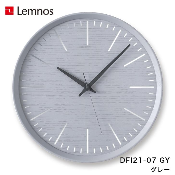 Lemnos（レムノス） 掛け時計 壁掛け時計 Fluct フラクト DFI21-07 BK