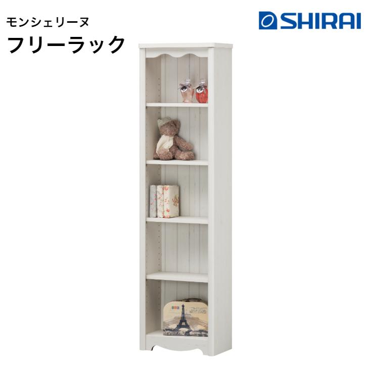 フリーラック 本棚 モンシェリーヌ 白井産業 シャビー Amazon｜白井