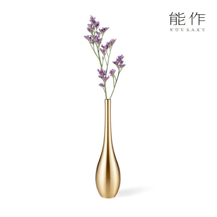 能作 そろり L 金 505010 一輪挿し 花瓶 花器 フラワーベース