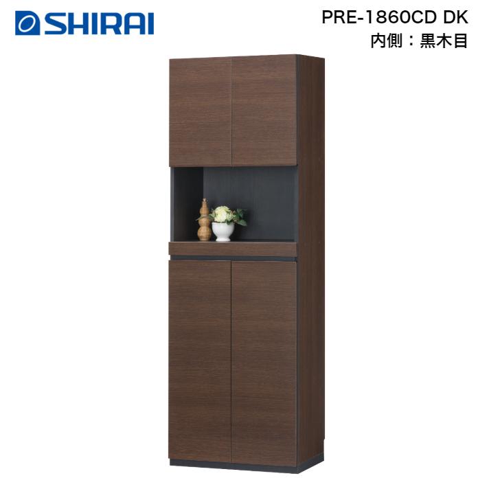 白井産業 ポルターレエントランス シューズラック PRE-1860CD NA WH DK