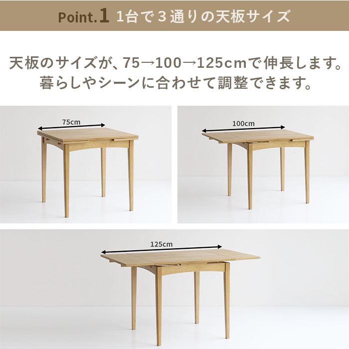 ICHIBA（市場） ダイニングテーブル 伸長式 Rasic Extension Dining