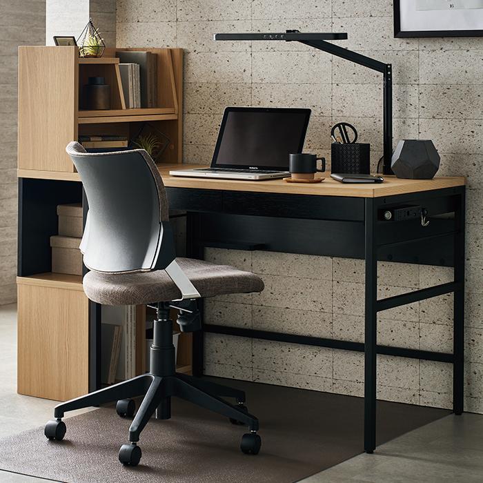 コイズミファニテック 学習机 MDF-155MOWH ECL-611 MDF-156MOBK ECL