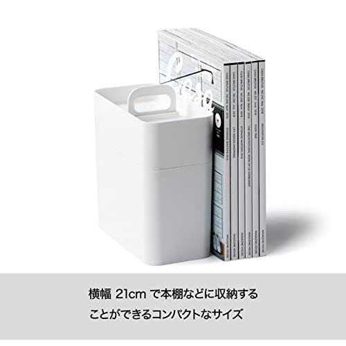 ライクイット ( like-it ) 収納ケース 持ち運びができる メイクボックス 鏡付き 幅21x奥11x高23cm ホワイト 日本製｜goda-shoten｜08